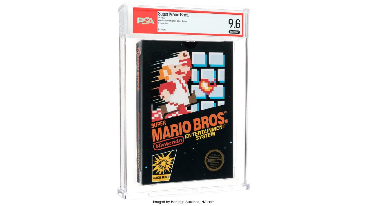 スーパーマリオブラザーズ』の未開封品が「約5億円」で落札される