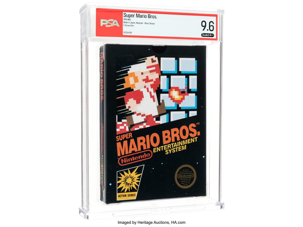 スーパーマリオブラザーズ』の未開封品が「約5億円」で落札される