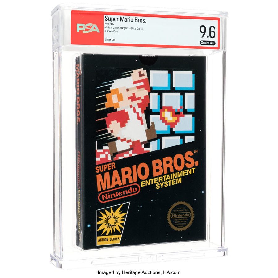 スーパーマリオブラザーズ』の未開封品が「約5億円」で落札される