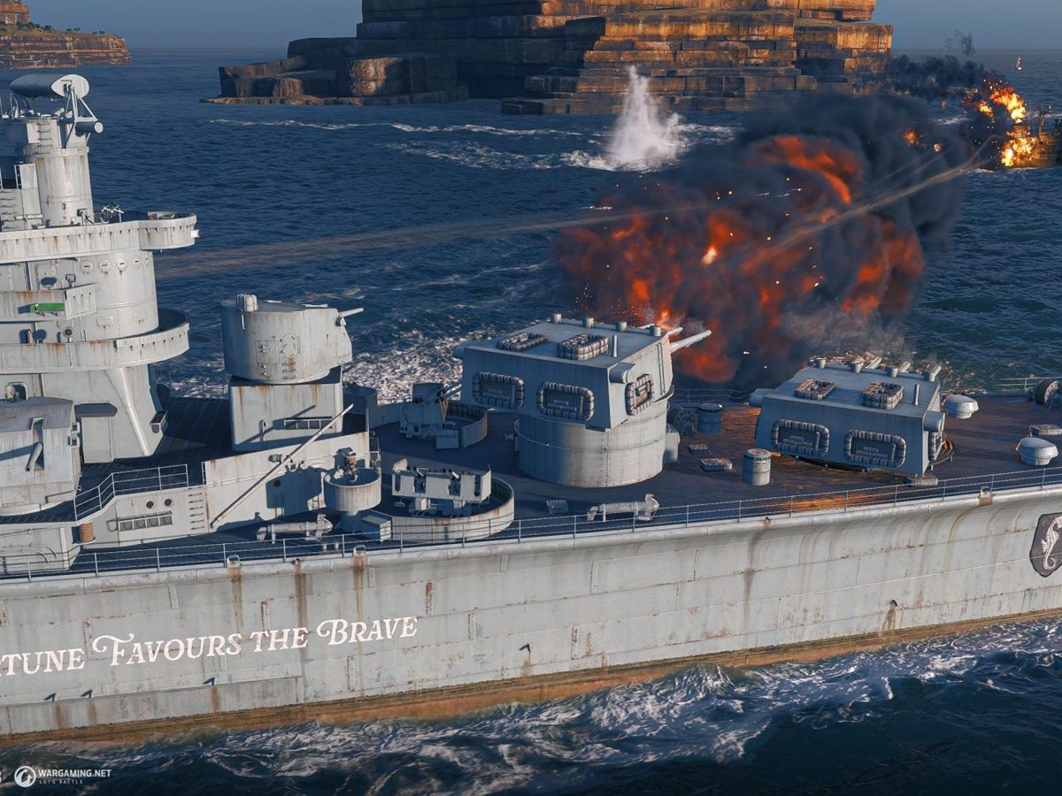 World of Warships』6月18日の大型アプデで艦艇をデコれる「デカール