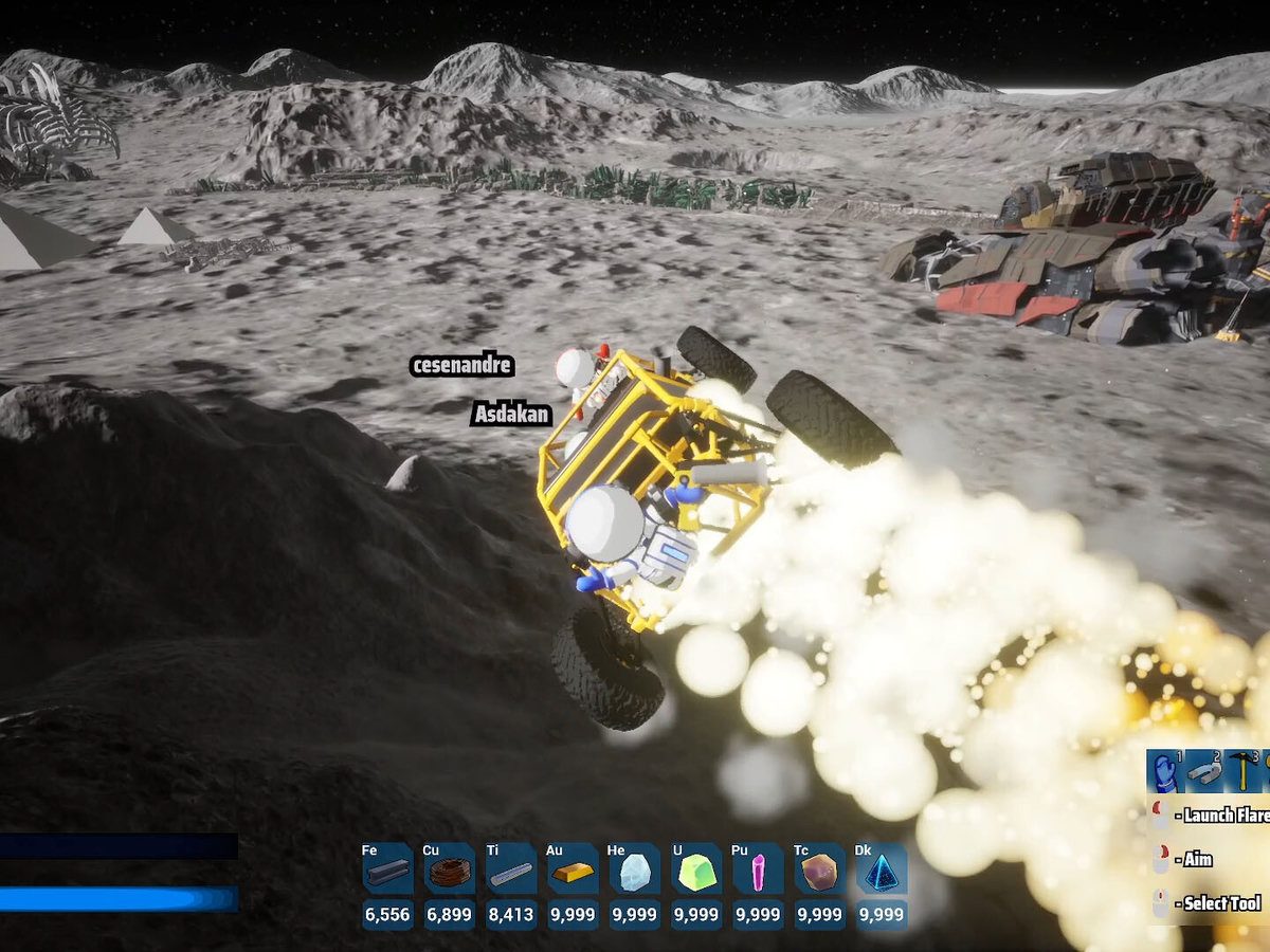 Steam協力「月面」脱出サバイバルクラフト『Moon Crashers』7月28日