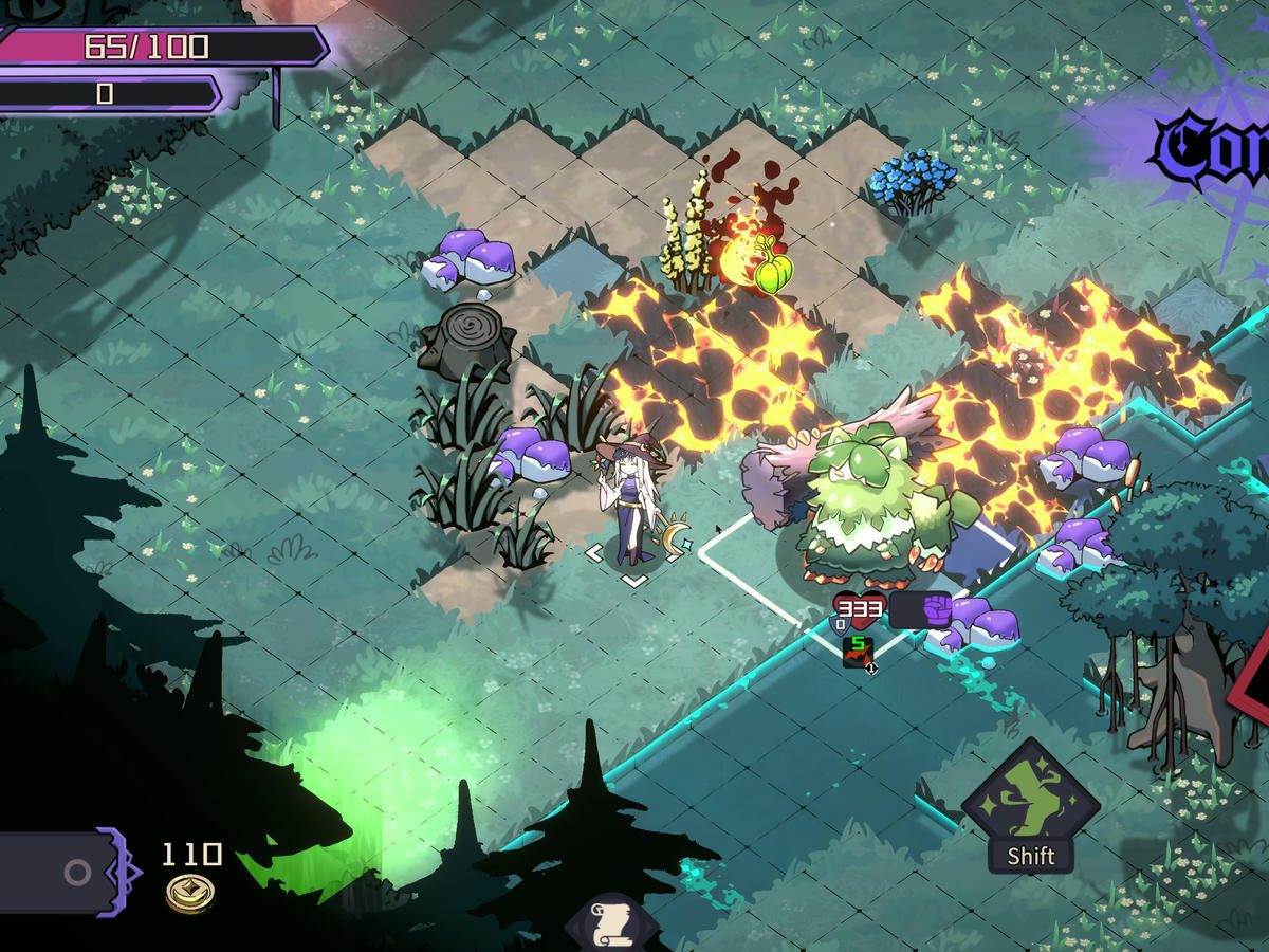 元素“連鎖爆発”ローグライクSRPG『Hope of Elements ー 魔女とドラゴン